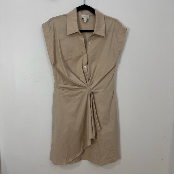 Luxely Dresses & Skirts - Luxely Haven Faux Wrap Dress in Irish Cream Size 8